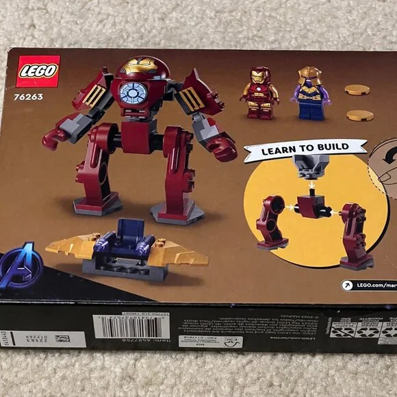 NWT - Lego Marvel Iron Man Hulkbuster vs. Thanos - 4 yr old + - Picture 2 of 3